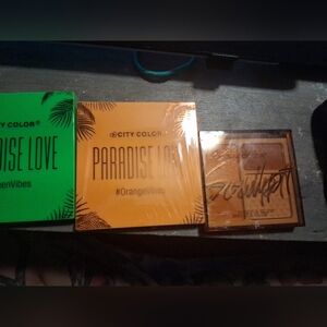 City Color Paradise Glow Palette - Orange